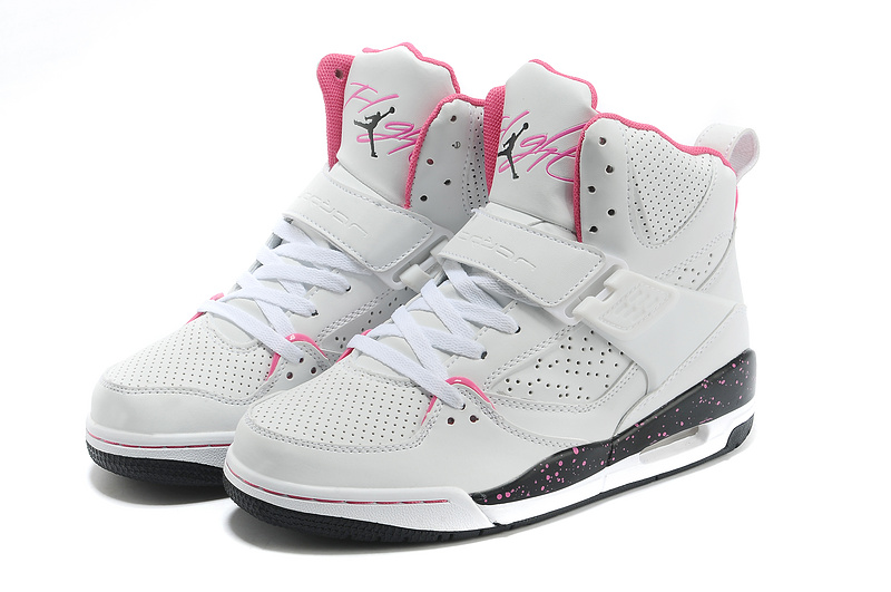 jordan femme blanche et rose