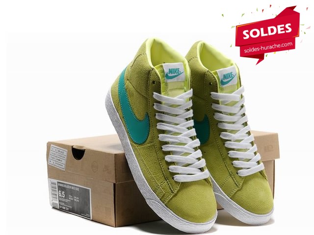 nike blazer femme verte