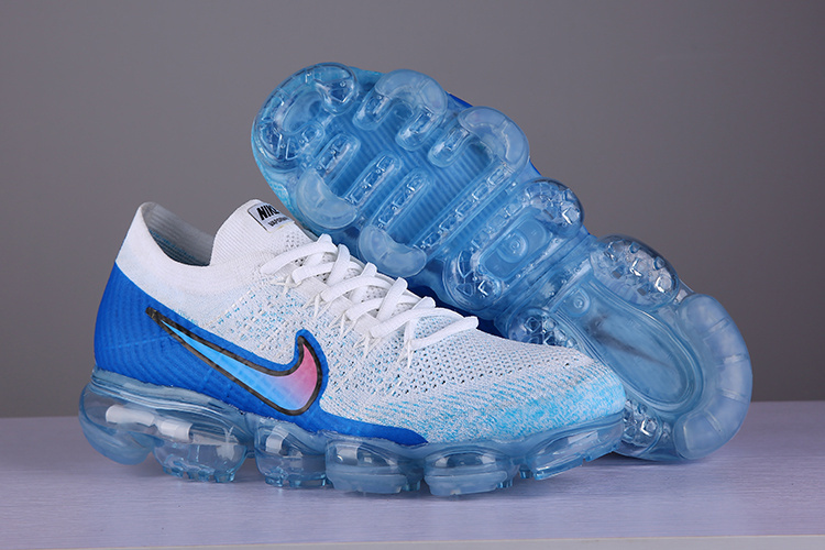 nike vapormax blanche et bleu